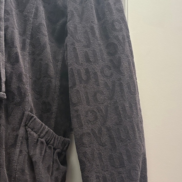 Juicy Couture Black Textured ‘Juicy pattern’ Hoodie 3/4 length sleeves - Picture 3 of 7